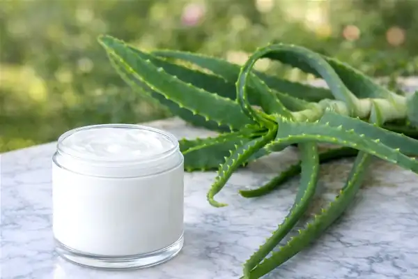 Crème visage à l'Aloe Vera maison : préparation d'une émulsion hydratante et apaisante pour tous types de peau