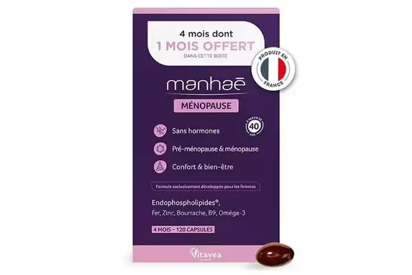 Manhaé Ménopause - 120 capsules - 4 mois