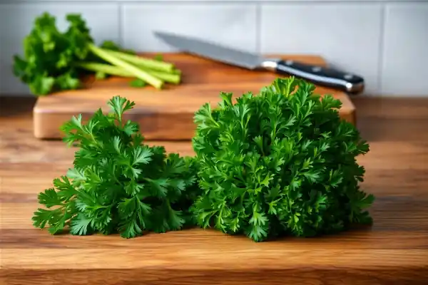 Bouquet de persil frais et tasse d'infusion - Analyse scientifique du mythe détox